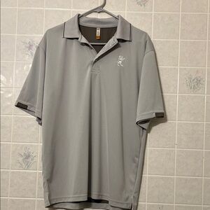 Men's Classic Gray Polo Shirt